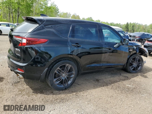 2021 Acura RDX w/A-Spec Package z VIN 5J8TC2H62ML804847, wystawiony jako Copart lot #58600255 z przebiegiem 84 379 mil mil oraz Szkoda całkowita • Salvage title. Historia ofert i sprzedaży dostępna na DreamBid. Obrazek 3.