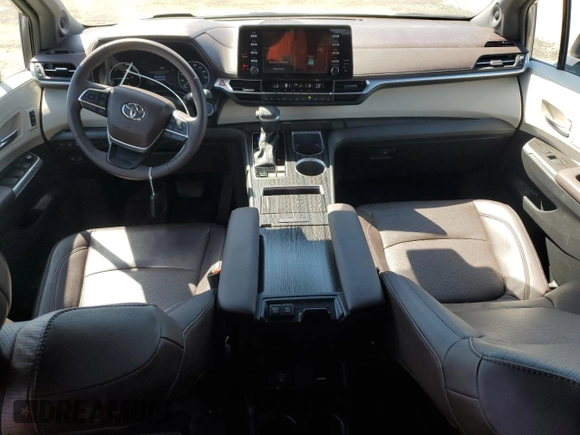 2023 Toyota Sienna Platinum with VIN 5TDESKFC2PS106874, listed as a Copart auction lot 50348725 with 10,329 mi miles and Non Repairable. Bid and sale history available at DreamBid. Image 8.