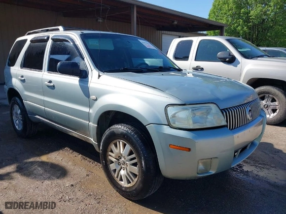 2006 Mercury Mariner Luxury with VIN 4M2YU56106DJ09607, listed as a IAAI auction lot 41931293 with 249,346 mi miles. Bid and sale history available at carsss.com. Image 1.