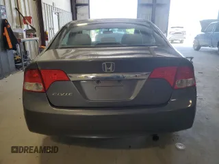 2011 Honda Civic LX with VIN 19XFA1F54BE007608, listed as a Copart auction lot 53515145 with 48,194 mi miles and Salvage Title. Bid and sale history available at DreamBid. Image 6.