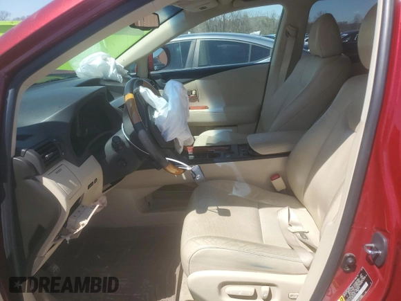 2012 Lexus RX 350 with VIN 2T2ZK1BA5CC079524, listed as a Copart auction lot 49630395 with 80,029 mi miles and Salvage Title. Bid and sale history available at DreamBid. Image 7.