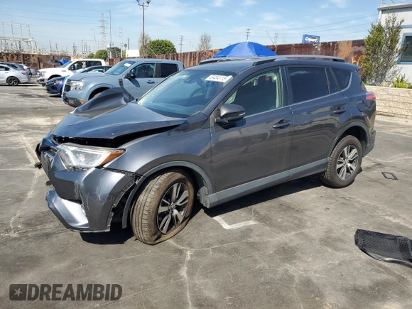 2018 Toyota RAV4 XLE with VIN JTMRFREVXJD251679, listed as a Copart auction lot 49454115 with 48,385 mi miles and Salvage Title. Bid and sale history available at DreamBid. Image 1.