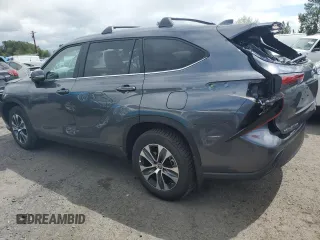 2023 Toyota Highlander L with VIN 5TDKDRBH3PS042321, listed as a Copart auction lot 57688795 with 19,973 mi miles and Salvage title. Bid and sale history available at DreamBid. Image 2.