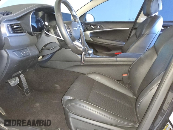 2023 Genesis G70 2.0T with VIN KMTG34TA6PU131312, listed as a Copart auction lot 84861294 with 31,613 mi miles and Non Repairable. Bid and sale history available at DreamBid. Image 7.