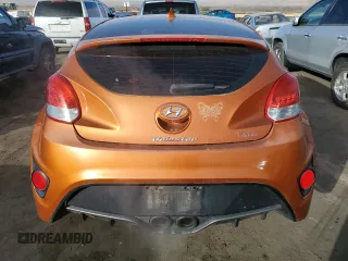 2014 Hyundai Veloster Turbo with VIN KMHTC6AE4EU193525, listed as a Copart auction lot 87126544 with 170,415 mi miles and Clean Title. Bid and sale history available at carsss.com. Image 6.