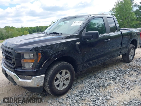 2023 Ford F-150 XL with VIN 1FTEX1EP8PKD51248, listed as a IAAI auction lot 42237097 with 90,886 mi miles and . Bid and sale history available at DreamBid. Image 2.