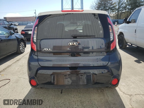 2016 Kia Soul + with VIN KNDJP3A53G7279375, listed as a Copart auction lot 48543615 with 0 mi miles and Salvage Title. Bid and sale history available at carsss.com. Image 6.