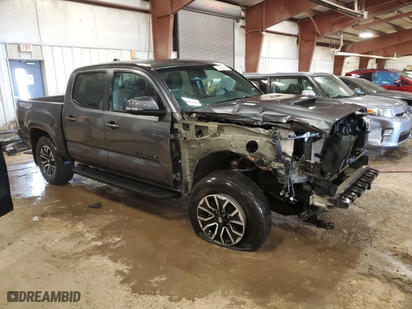 2022 Toyota Tacoma 4WD SR with VIN 3TMCZ5AN8NM515407, listed as a Copart auction lot 48948065 with 55,999 mi miles and Salvage Title. Bid and sale history available at carsss.com. Image 4.