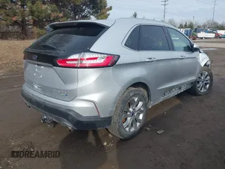2019 Ford Edge Titanium with VIN 2FMPK4K97KBC27890, listed as a IAAI auction lot 41553163 with 103,750 mi miles. Bid and sale history available at carsss.com. Image 4.