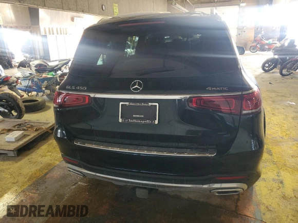 2023 Mercedes-Benz GLS 450 with VIN 4JGFF5KE3PA912751, listed as a Copart auction lot 88219355 with 41,273 mi miles and Salvage Title. Bid and sale history available at DreamBid. Image 6.