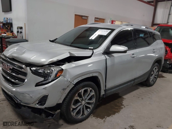 2018 GMC Terrain SLT with VIN 3GKALVEX1JL245798, listed as a IAAI auction lot 41497698 with 75,558 mi miles. Bid and sale history available at carsss.com. Image 17.
