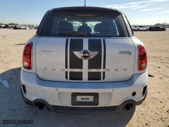 2014 MINI Cooper Countryman S with VIN WMWZC3C50EWT00792, listed as a Copart auction lot 87270074 with 52,525 mi miles and Salvage Title. Bid and sale history available at carsss.com. Image 6.