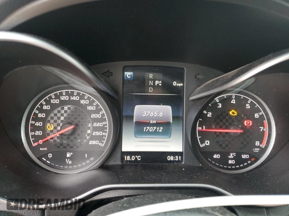 2016 Mercedes-Benz C 450 AMG with VIN 55SWF6EBXGU146728, listed as a Copart auction lot 51422965 with 170,712 mi miles and Salvage title. Bid and sale history available at DreamBid. Image 9.