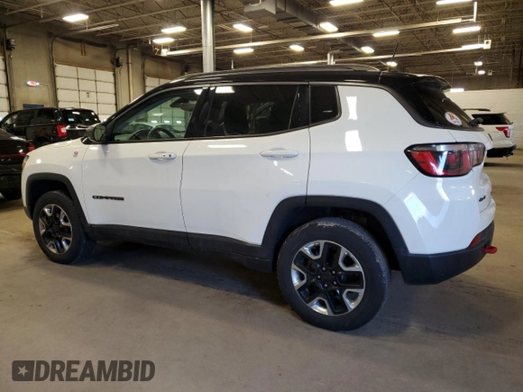 2018 Jeep Compass Trailhawk with VIN 3C4NJDDB5JT404051, listed as a Copart auction lot 53944915 with 146,851 mi miles and Salvage Title. Bid and sale history available at carsss.com. Image 2.