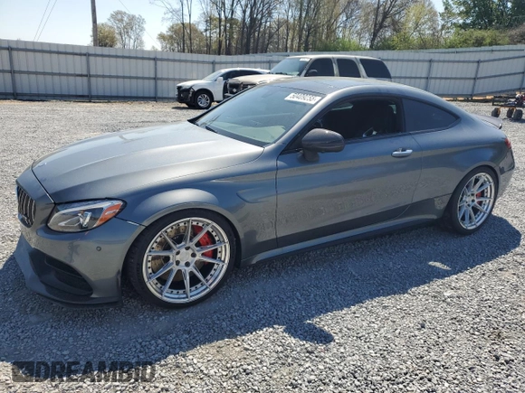 2017 Mercedes-Benz C 63 S AMG with VIN WDDWJ8HB0HF504414, listed as a Copart auction lot 50409255 with Not Provided miles and Salvage Title. Bid and sale history available at carsss.com. Image 1.
