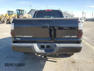 2005 Toyota Tundra Limited with VIN 5TBDT48125S470024, listed as a Copart auction lot 48203695 with 141,036 mi miles and Salvage title. Bid and sale history available at DreamBid. Image 6.