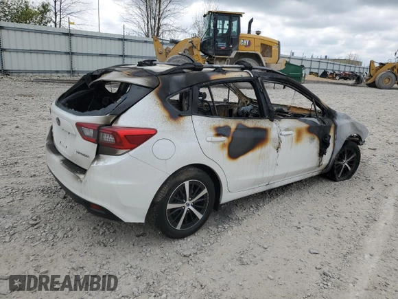 2023 Subaru Impreza Premium with VIN 4S3GTAD6XP3714849, listed as a Copart auction lot 56937355 with Not provided miles and Non repairable. Bid and sale history available at DreamBid. Image 3.