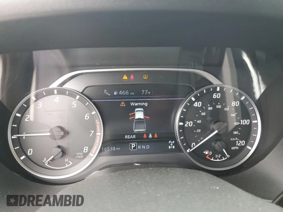 2024 Nissan Titan Pro-4X with VIN 1N6AA1ED3RN102361, listed as a Copart auction lot 59293745 with 16,538 mi miles and Salvage title. Bid and sale history available at DreamBid. Image 9.