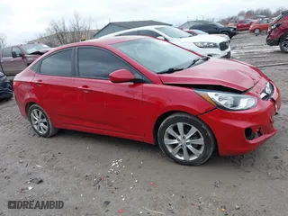 2013 Hyundai Accent GLS with VIN KMHCU4AE7DU461600, listed as a IAAI auction lot 42019159 with 53,452 mi miles. Bid and sale history available at carsss.com. Image 13.