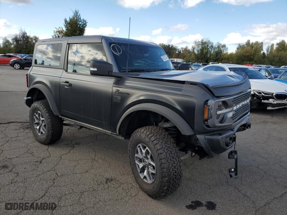 2023 Ford Bronco with VIN 1FMDE5CP1PLA92944, listed as a Copart auction lot 66625304 with 115,179 mi miles and Salvage Title. Bid and sale history available at carsss.com. Image 4.