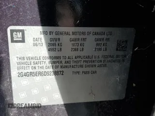 2013 Buick Regal with VIN 2G4GR5ER6D9238872, listed as a Copart auction lot 50788335 with 19,218 mi miles and Salvage Title. Bid and sale history available at carsss.com. Image 12.