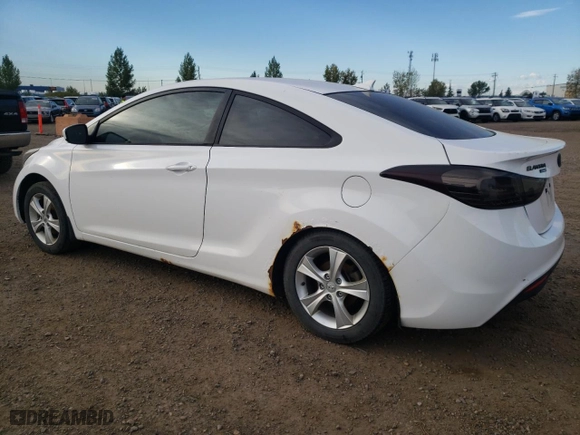 2013 Hyundai Elantra Coupe GS PZEV with VIN KMHDH6AEXDU022282, listed as a Copart auction lot 72997404 with 217,634 mi miles and Salvage Title. Bid and sale history available at carsss.com. Image 2.