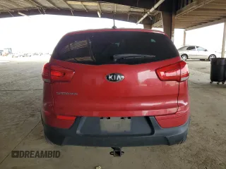 2015 Kia Sportage LX with VIN KNDPBCAC0F7674152, listed as a Copart auction lot 54567815 with 163,419 mi miles and Salvage Title. Bid and sale history available at carsss.com. Image 6.