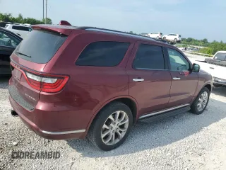 2018 Dodge Durango Citadel Anodized Platinum with VIN 1C4SDJET0JC254264, listed as a Copart auction lot 59706235 with 153,458 mi miles and Clean title. Bid and sale history available at DreamBid. Image 3.