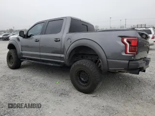 2020 Ford F-150 Raptor with VIN 1FTFW1RG4LFA39156, listed as a Copart auction lot 52204325 with Not Provided miles and Salvage Title. Bid and sale history available at carsss.com. Image 2.