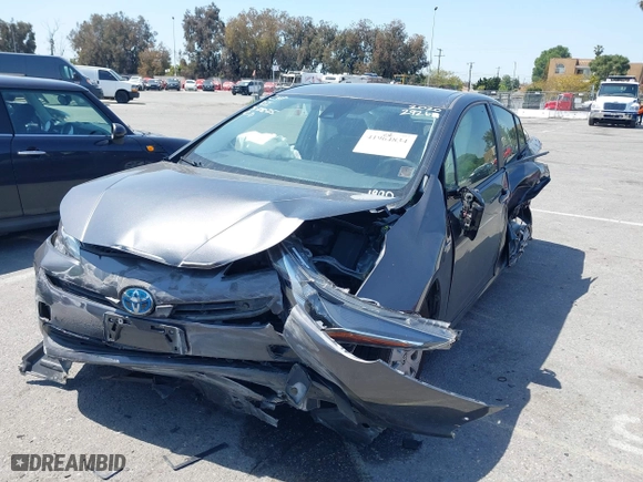 2020 Toyota Prius L Eco with VIN JTDKARFU3L3111990, listed as a IAAI auction lot 41964834 with 67,873 mi miles. Bid and sale history available at carsss.com. Image 17.