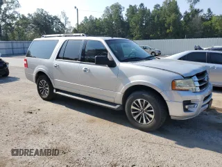2015 Ford Expedition EL XLT with VIN 1FMJK1HT6FEF08564, listed as a Copart auction lot 65899554 with 179,221 mi miles and Salvage Title. Bid and sale history available at carsss.com. Image 4.