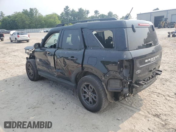 2021 Ford Bronco Sport Big Bend with VIN 3FMCR9B65MRA85847, listed as a Copart auction lot 57937695 with 70,933 mi miles and Salvage title. Bid and sale history available at DreamBid. Image 2.