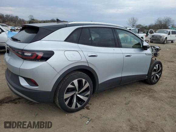 2022 Volkswagen ID.4 Pro S z VIN WVGUNPE23NP063013, wystawiony jako Copart lot #50753455 z przebiegiem 38 594 mil mil oraz Szkoda całkowita • Salvage title. Historia ofert i sprzedaży dostępna na DreamBid. Obrazek 3.
