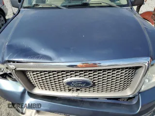 2005 Ford F-150 XLT with VIN 1FTPX12555NA08341, listed as a Copart auction lot 55214075 with 182,059 mi miles and Salvage title. Bid and sale history available at DreamBid. Image 11.