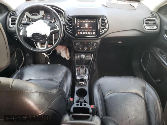 2020 Jeep Compass Limited with VIN 3C4NJCCB9LT122669, listed as a Copart auction lot 52720155 with 74,282 mi miles and Clean Title. Bid and sale history available at carsss.com. Image 8.