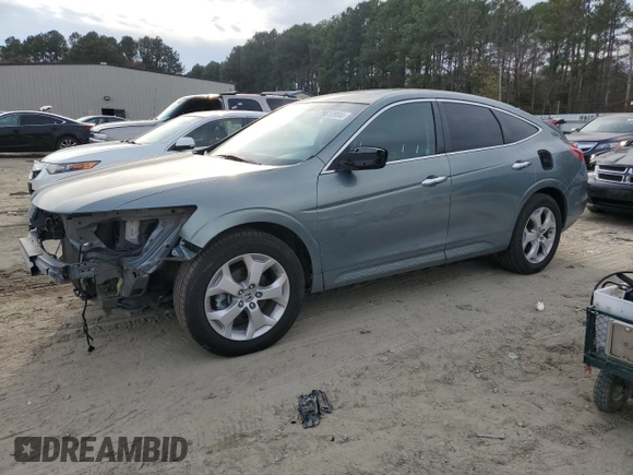 2011 Honda Accord Crosstour EX-L with VIN 5J6TF2H50BL006349, listed as a Copart auction lot 79612804 with 112,488 mi miles and Salvage Title. Bid and sale history available at carsss.com. Image 1.