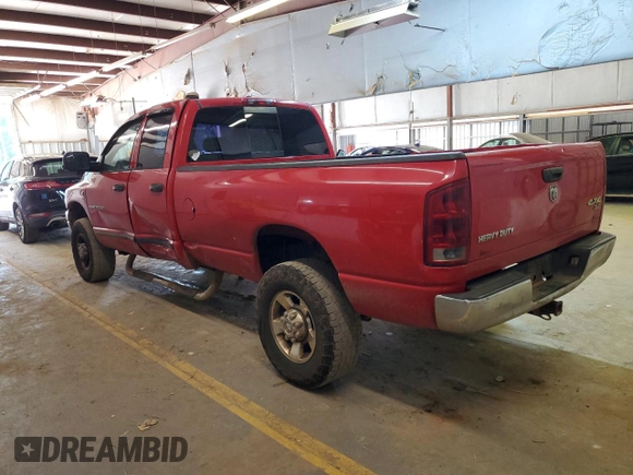2006 Dodge Ram 2500 SLT with VIN 1D7KS28CX6J138201, listed as a Copart auction lot 59396724 with 280,843 mi miles and Salvage Title. Bid and sale history available at carsss.com. Image 2.