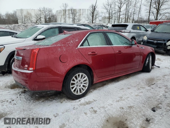 2012 Cadillac CTS with VIN 1G6DM5E3XC0145916, listed as a Copart auction lot 47287295 with 146,221 mi miles and Salvage Title. Bid and sale history available at DreamBid. Image 3.