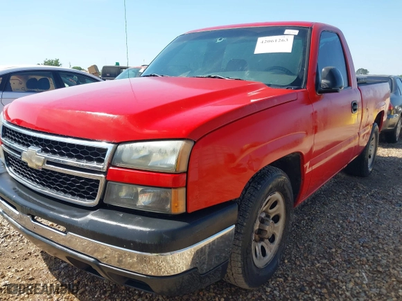 2006 Chevrolet Silverado 1500 Work Truck with VIN 3GCEC14X16G228037, listed as a IAAI auction lot 42061263 with 246,604 mi miles. Bid and sale history available at carsss.com. Image 2.