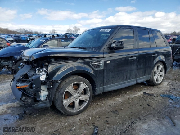 2011 Land Rover Range Rover Sport HSE LUX with VIN SALSK2D41BA283882, listed as a Copart auction lot 46250785 with 121,497 mi miles and Clean Title. Bid and sale history available at carsss.com. Image 1.