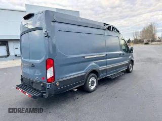 2020 Ford Transit Cargo with VIN 1FTBR3X86LKA18216, listed as a Copart auction lot 43860885 with 70,165 mi miles and Salvage Title. Bid and sale history available at carsss.com. Image 4.
