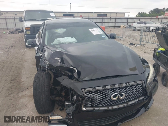 2015 Infiniti Q50 Premium with VIN JN1BV7AR6FM420057, listed as a IAAI auction lot 42045172 with 119,443 mi miles. Bid and sale history available at carsss.com. Image 1.