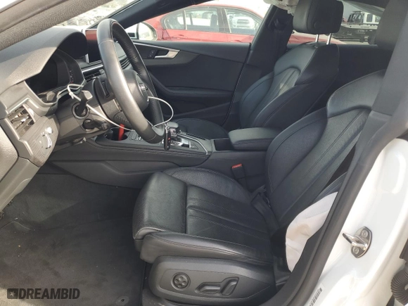 2018 Audi A5 Sportback Prestige with VIN WAUFNCF53JA073503, listed as a Copart auction lot 83979364 with NaN miles and Salvage Title. Bid and sale history available at carsss.com. Image 7.