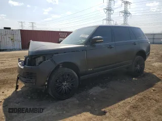 2018 Land Rover Range Rover with VIN SALGS5REXJA393675, listed as a Copart auction lot 54340625 with 94,674 mi miles and Salvage title. Bid and sale history available at DreamBid. Image 1.