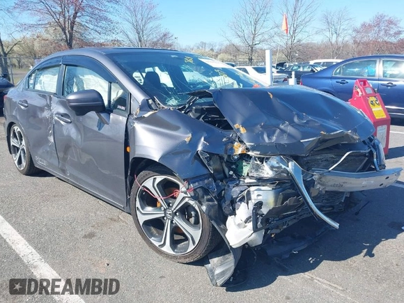 2015 Honda Civic Sedan Si with VIN 2HGFB6E50FH703745, listed as a IAAI auction lot 41910964 with 121,107 mi miles. Bid and sale history available at carsss.com. Image 1.