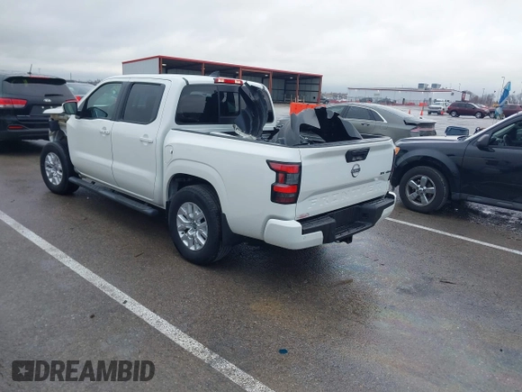2022 Nissan Frontier S with VIN 1N6ED1EK0NN602334, listed as a IAAI auction lot 41190840 with 37,540 mi miles. Bid and sale history available at carsss.com. Image 3.