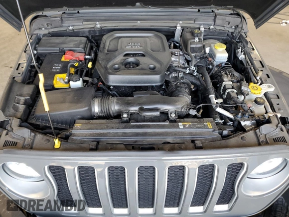 2022 Jeep Wrangler Unlimited Sahara z VIN 1C4HJXEN4NW262444, wystawiony jako Copart lot #45808695 z przebiegiem 44 517 mil mil oraz Szkoda całkowita • Salvage title. Historia ofert i sprzedaży dostępna na DreamBid. Obrazek 12.