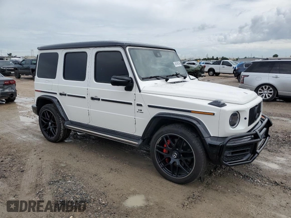 2021 Mercedes-Benz G 63 AMG with VIN W1NYC7HJ0MX371469, listed as a Copart auction lot 69796794 with 32,392 mi miles and Salvage Title. Bid and sale history available at DreamBid. Image 4.