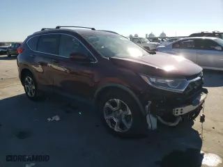 2018 Honda CR-V EX-L with VIN 7FARW1H85JE038370, listed as a Copart auction lot 46928595 with 67,276 mi miles and Salvage Title. Bid and sale history available at carsss.com. Image 4.