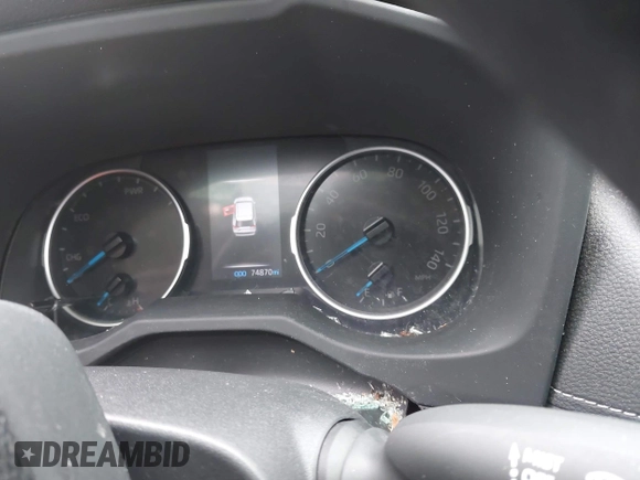 2019 Toyota RAV4 Hybrid LE with VIN JTMMWRFV9KD021285, listed as a IAAI auction lot 42757660 with 74,870 mi miles and . Bid and sale history available at DreamBid. Image 7.